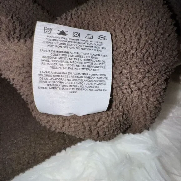 Hurley Men's Sherpa Lined Utility Military Jacket Tan Size S Casual Mid-Length - Picture 11 of 14